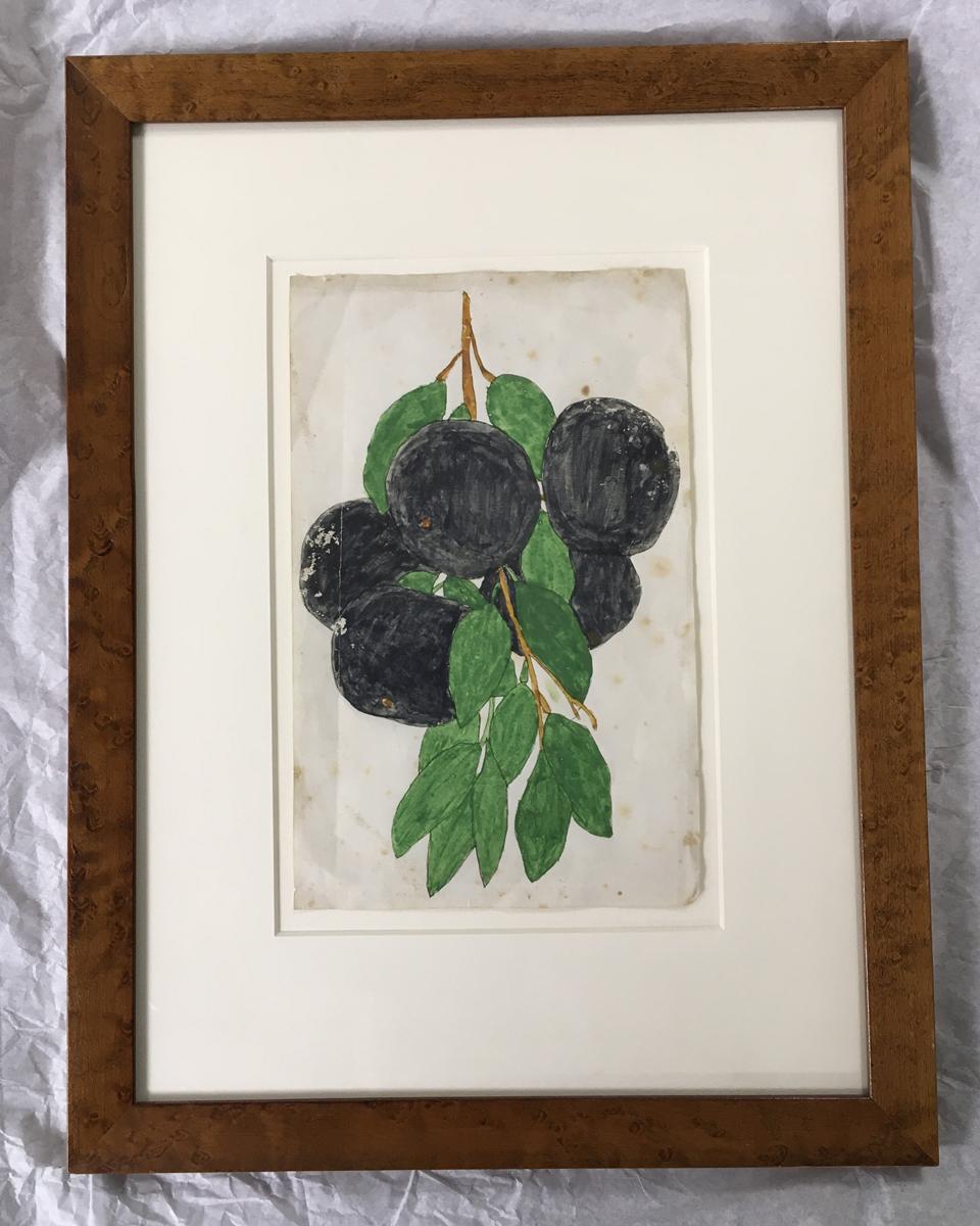 2025.0009.001 A, B Watercolor, Frame, Reg Image, overall