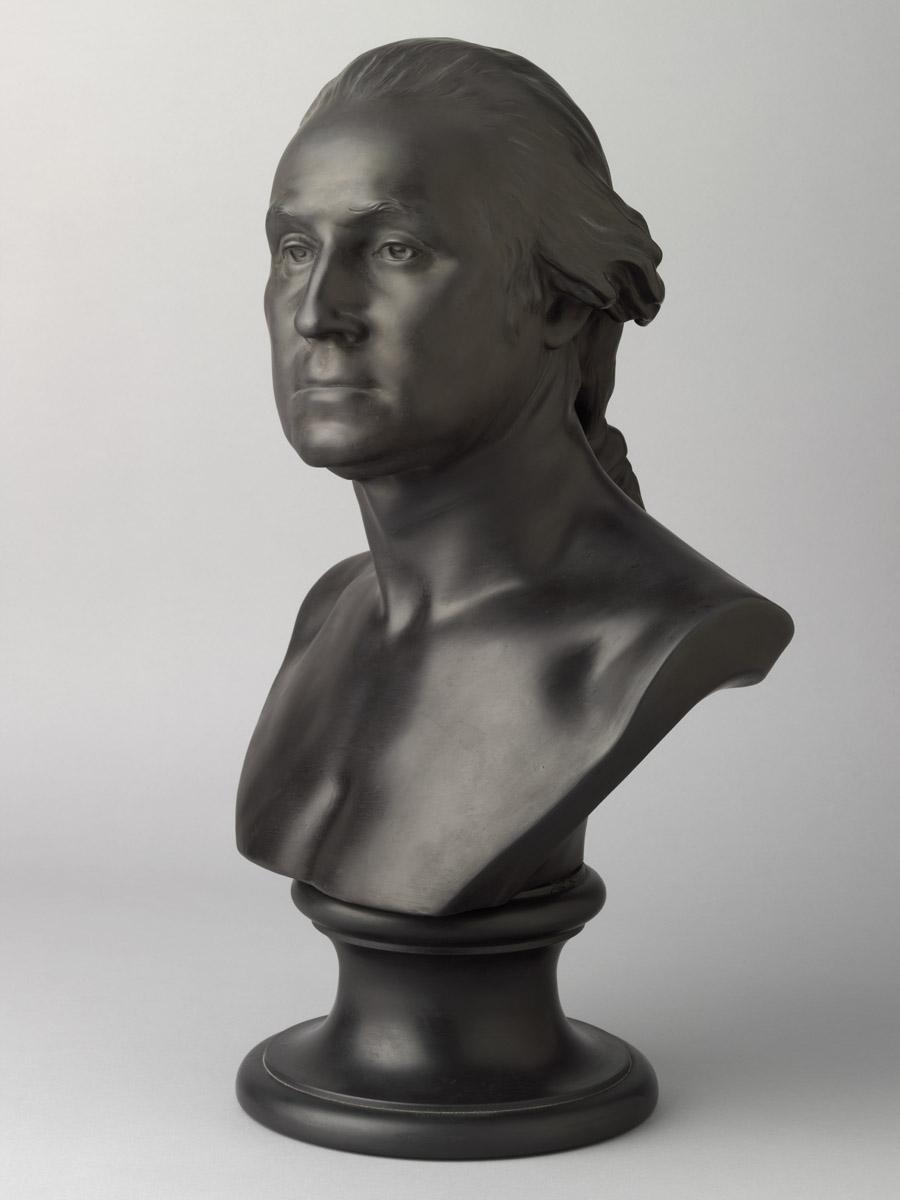 1959.2941 Black basalt Washington bust