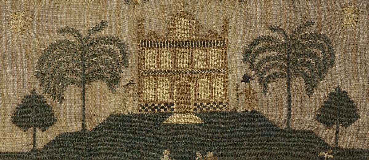 1959.2942 A Sampler, Detail 2