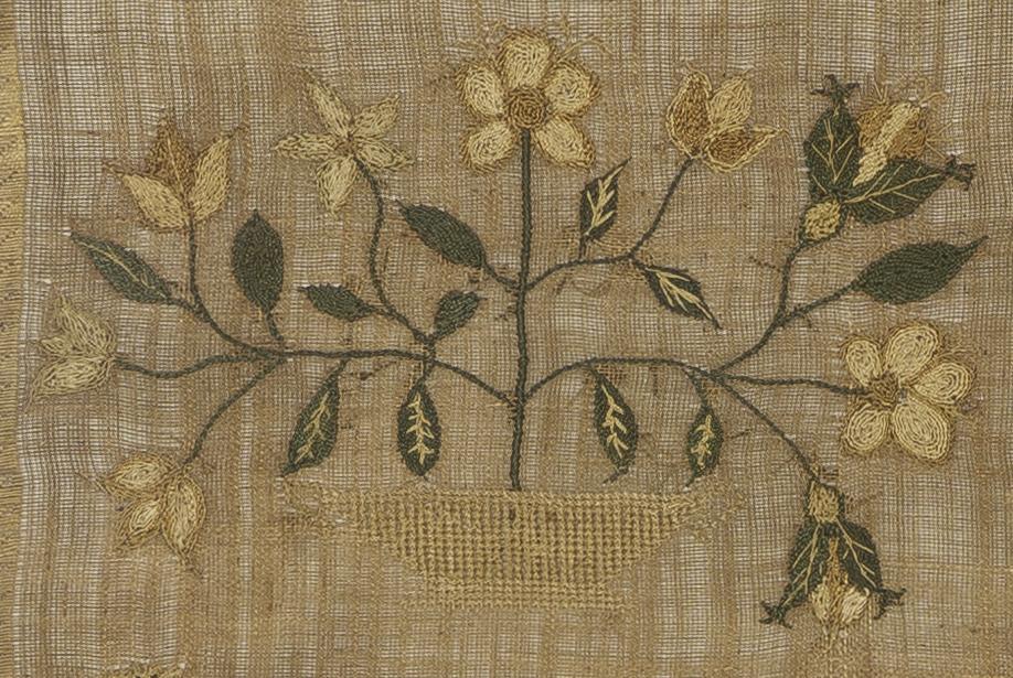 1959.2942 A Sampler, Detail 8