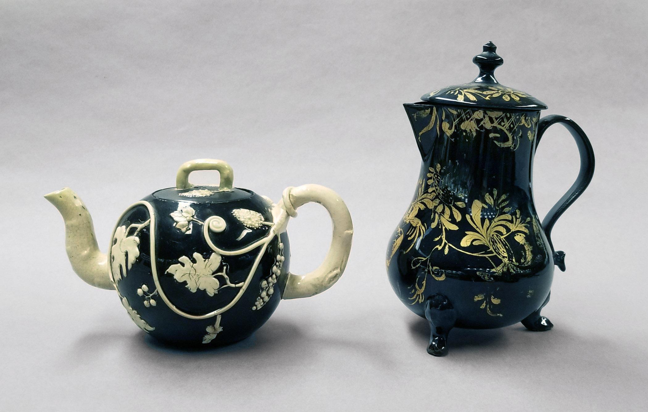 2024.0014.022 A,B and .024 A,B Teapot and milk jug
