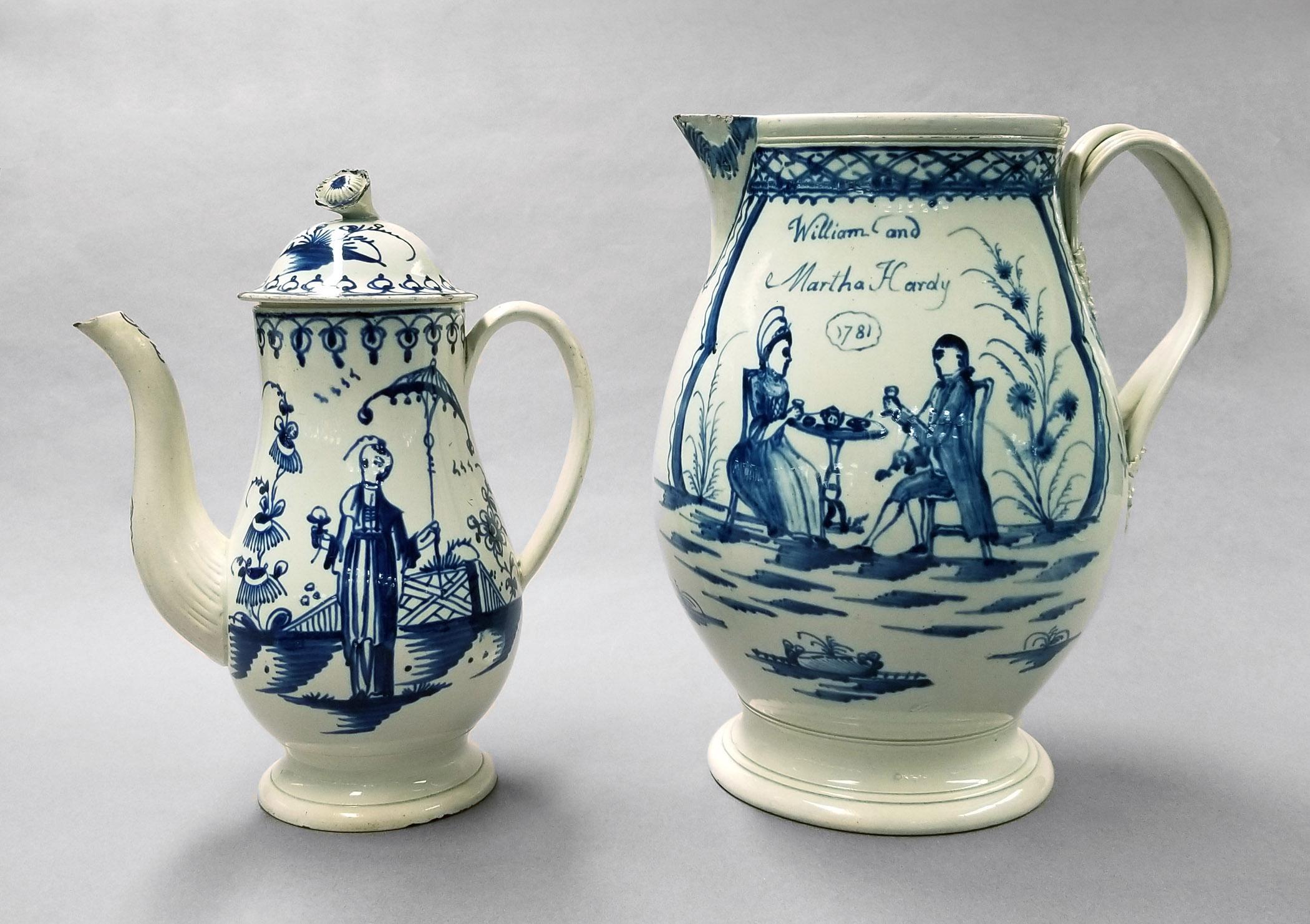 2024.0014.050 A,B and .043 Coffeepot and Jug
