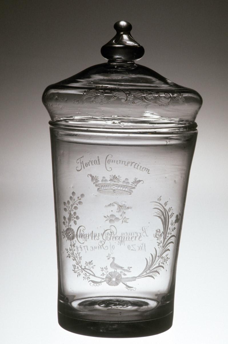 1959.3009 A, B Tumbler or Beaker wih cover