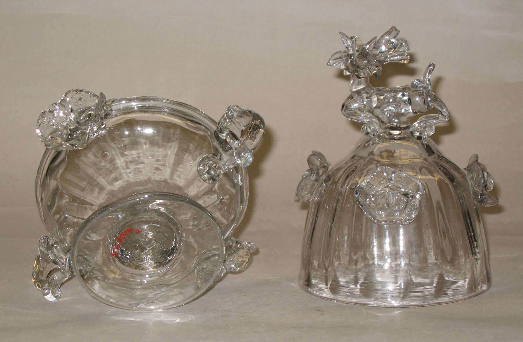 1959.3014 A, B Glass sugar bowl (bottom)