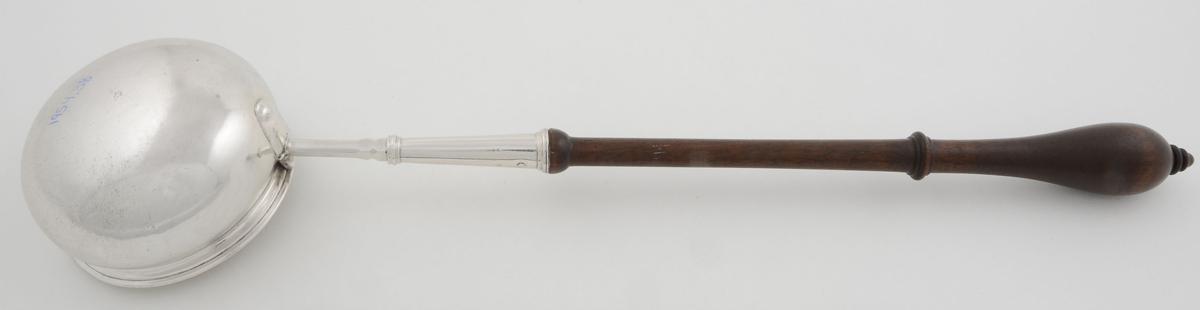 1954.0038 Silver Ladle, View 2