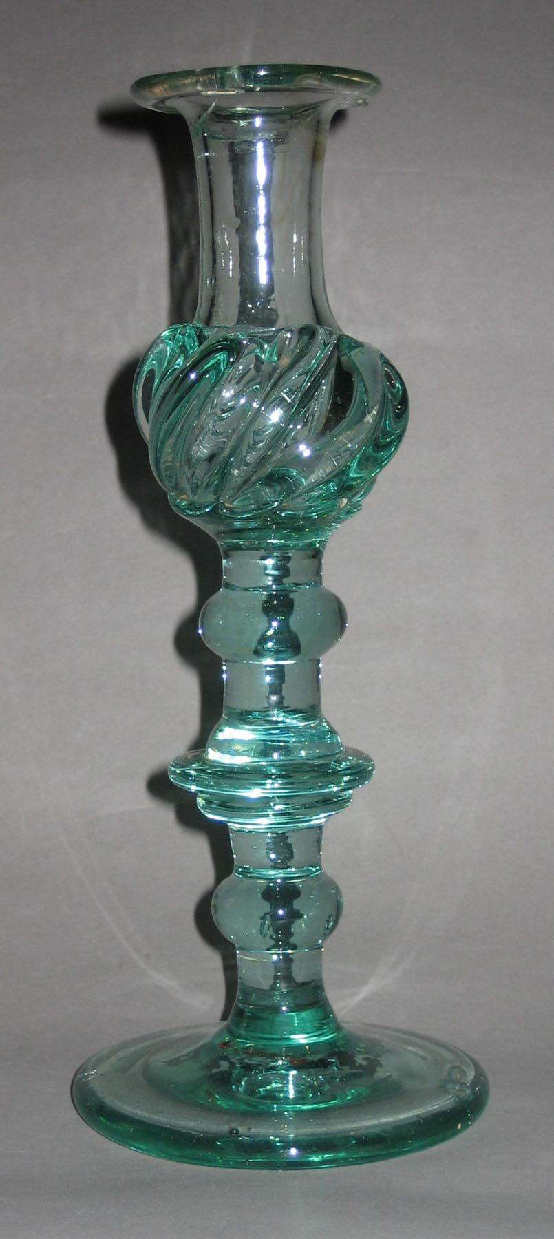 1959.3027 Glass Candlestick