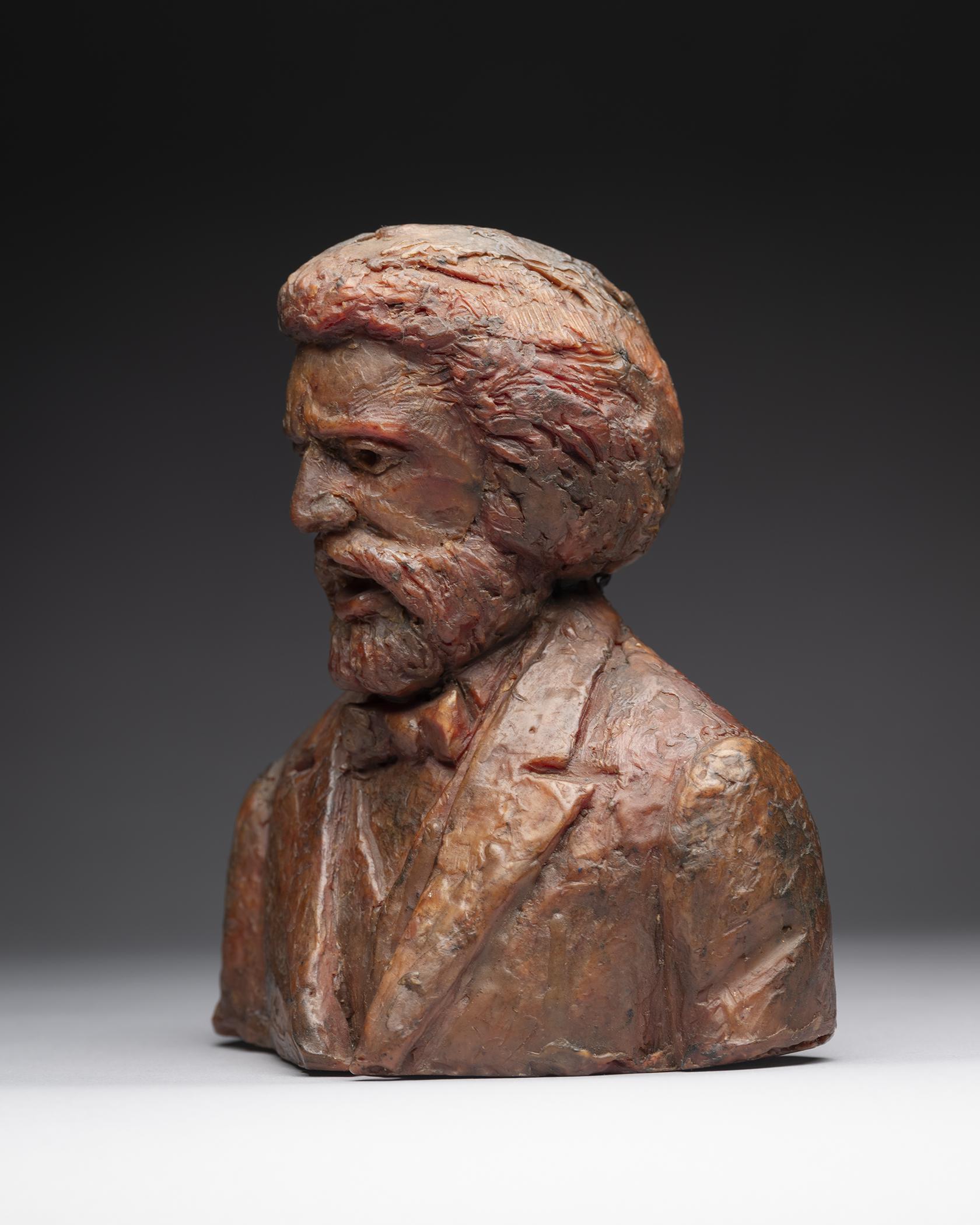 2024.0016.001 Bust, ​Maquette for Lincoln University; Frederick Douglass, overall 2