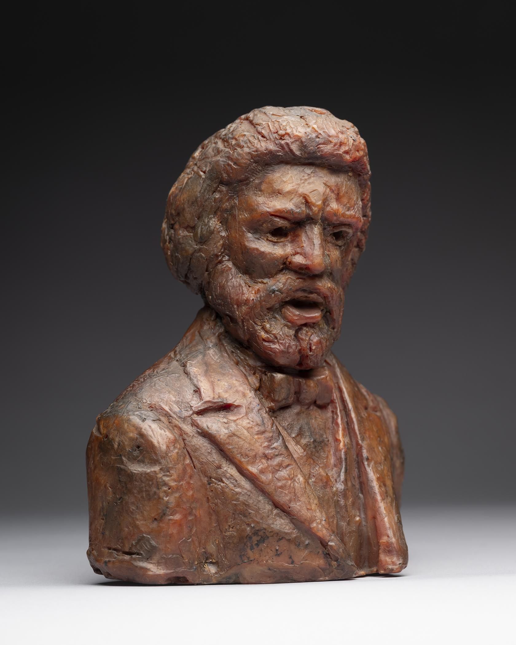 2024.0016.001 Bust, ​Maquette for Lincoln University; Frederick Douglass, overall 3