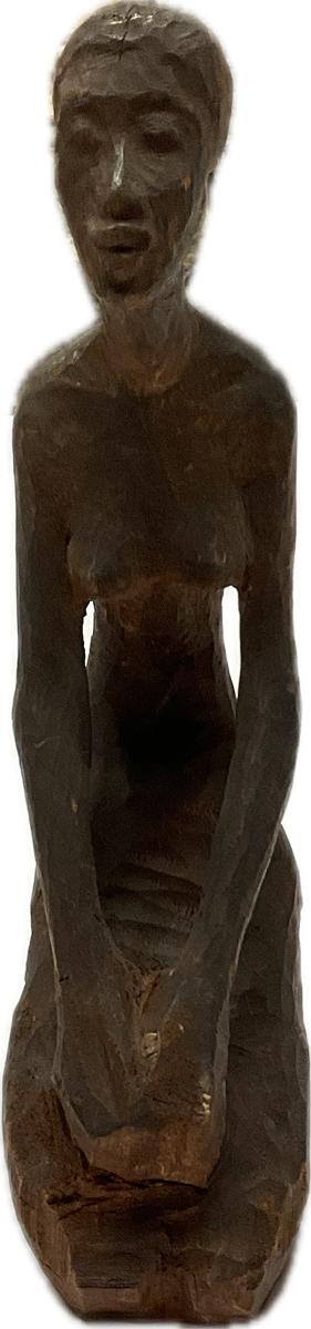 2024.0016.002 Figure, Kneeling female figure​, Reg Image, overall