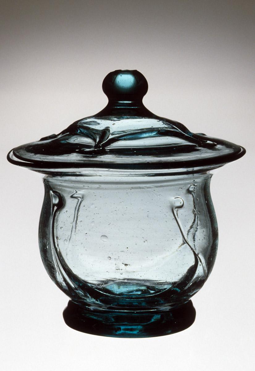 1959.3038 A, B Glass Sugar Bowl