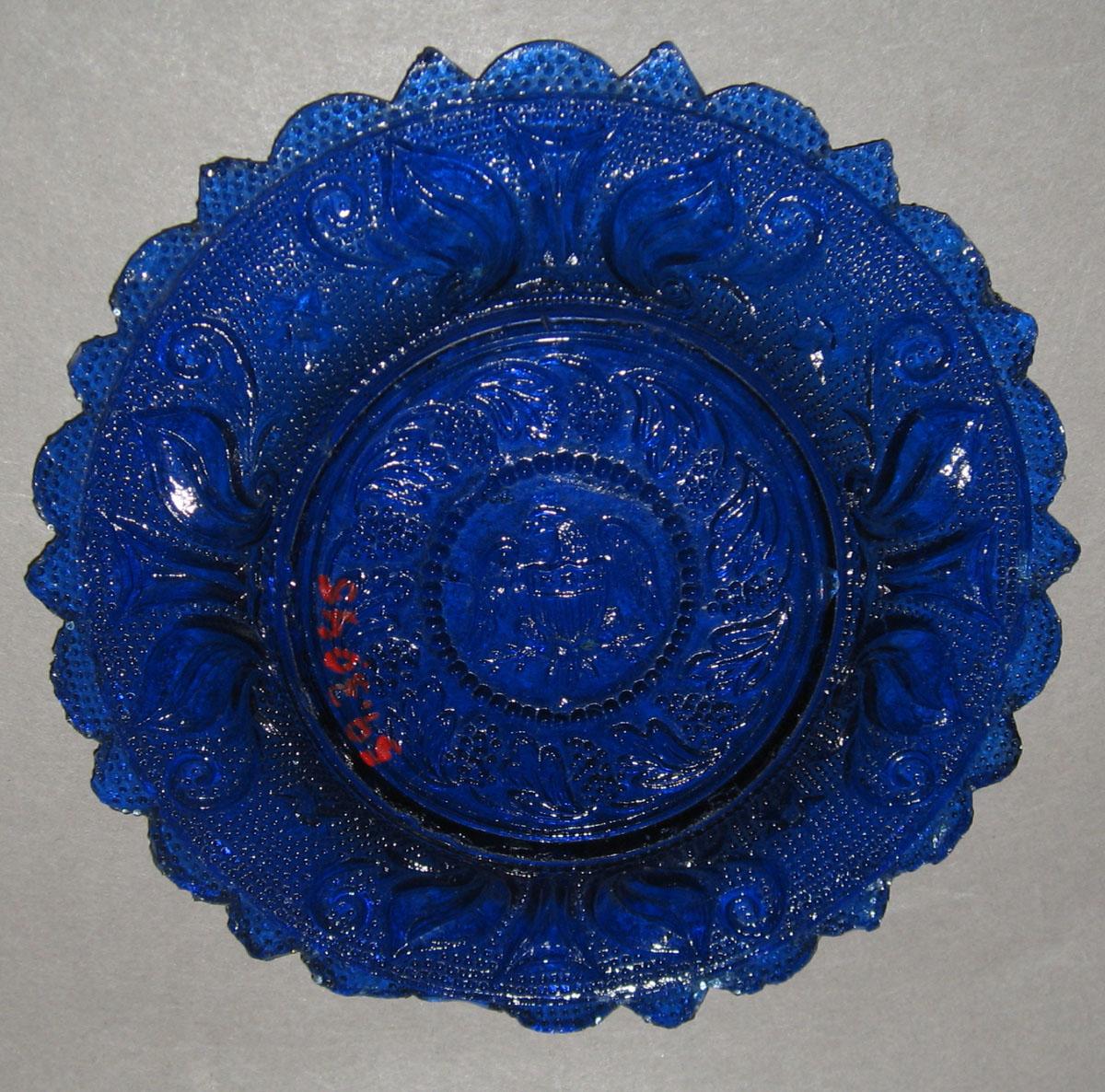 1959.3045 Lead glass cup plate (underside)