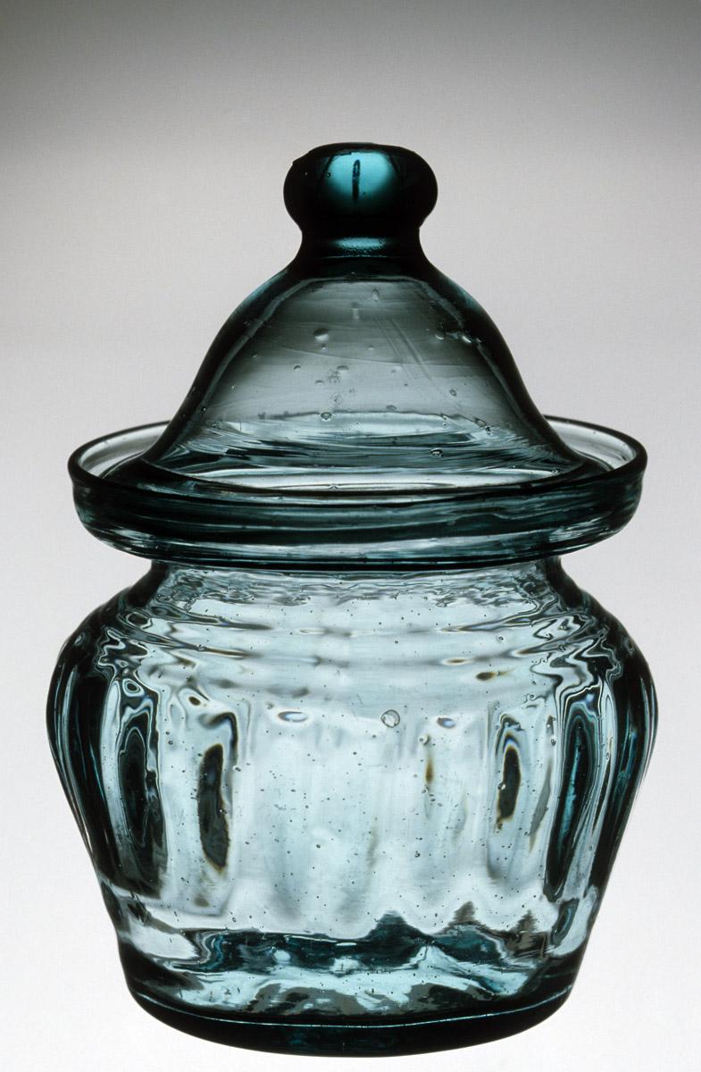 1959.3047 A, B Glass Sugar Bowl