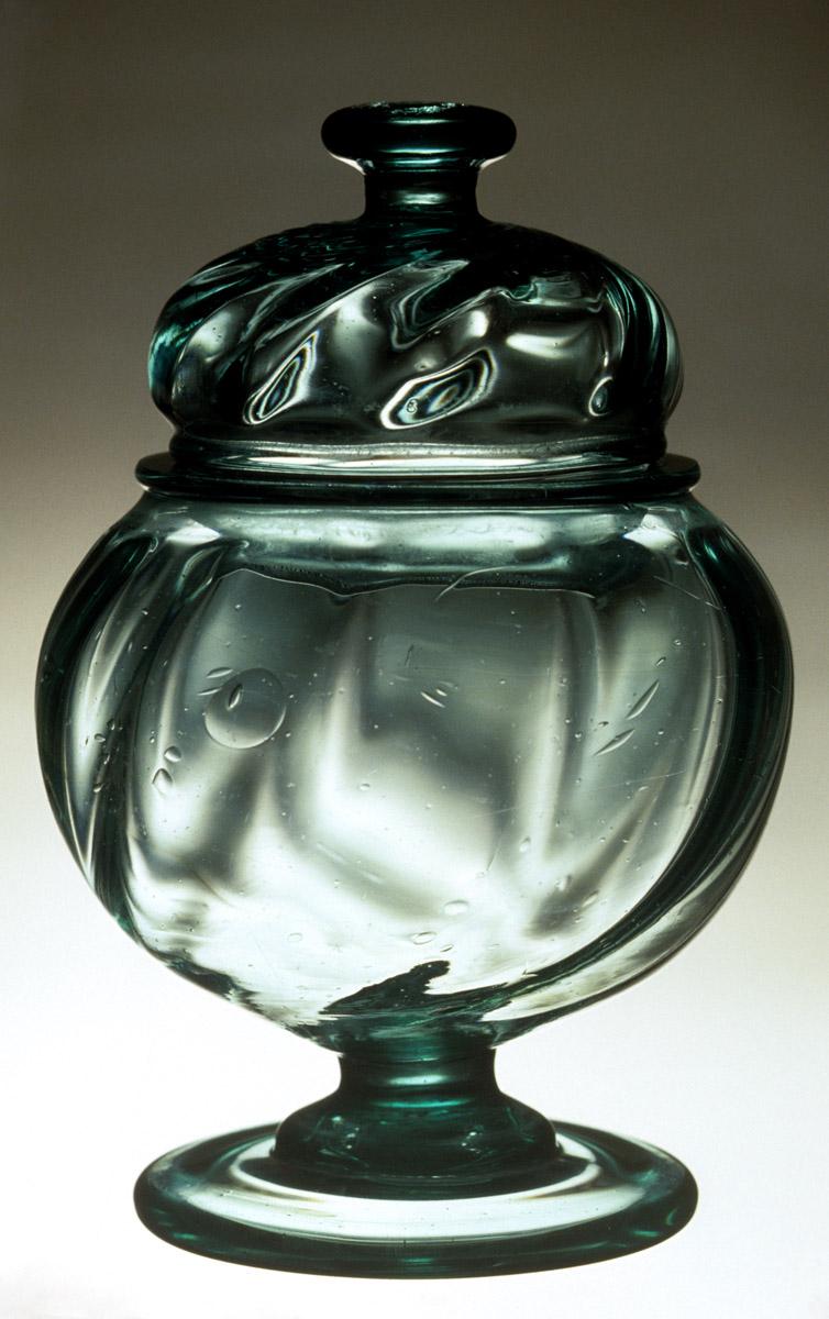 1959.3051 A, B Glass Sugar Bowl