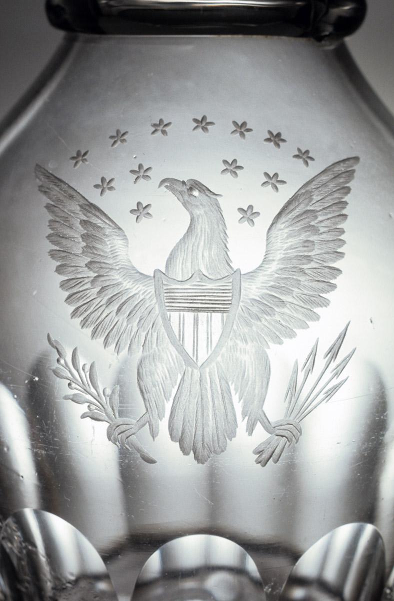 1959.3064 A, B Glass decanter (detail 2)