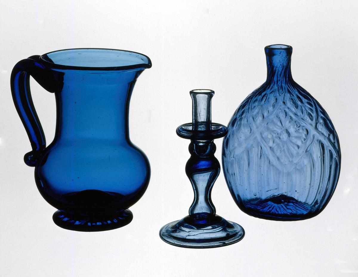 1959.3074, 1977.0017, 1959.3131 Glass objects