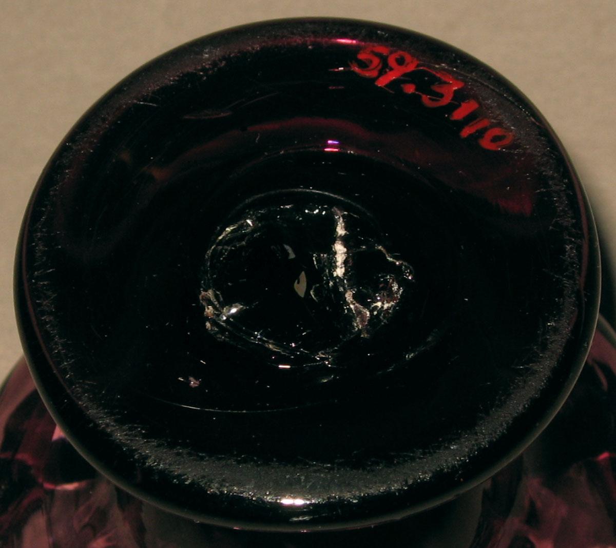 1959.3110 Glass Salt (underside)