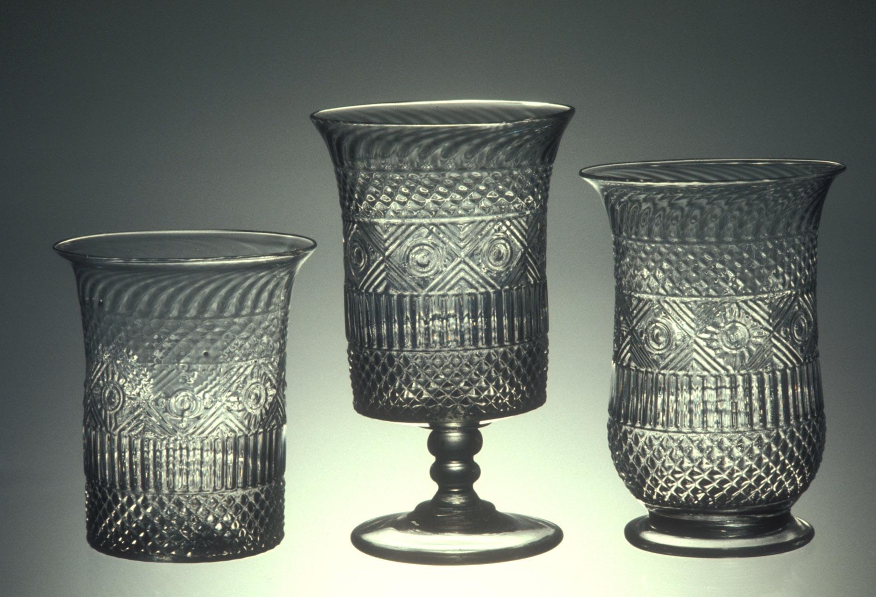 1959.3184, .3178, .3225 Celery glass group