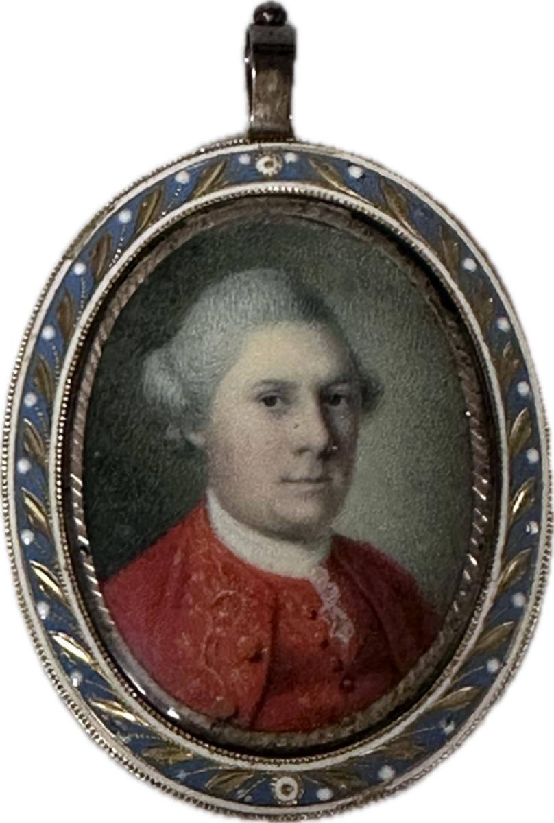 2025.0010 A, C Miniature, Portrait miniature, Frame, Reg Image, overall
