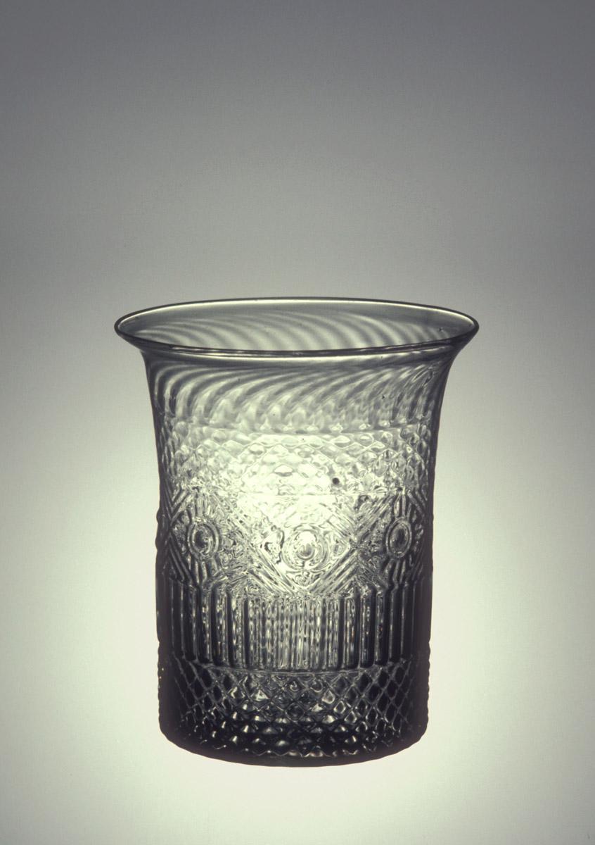 1959.3184 Glass celery glass, view 2