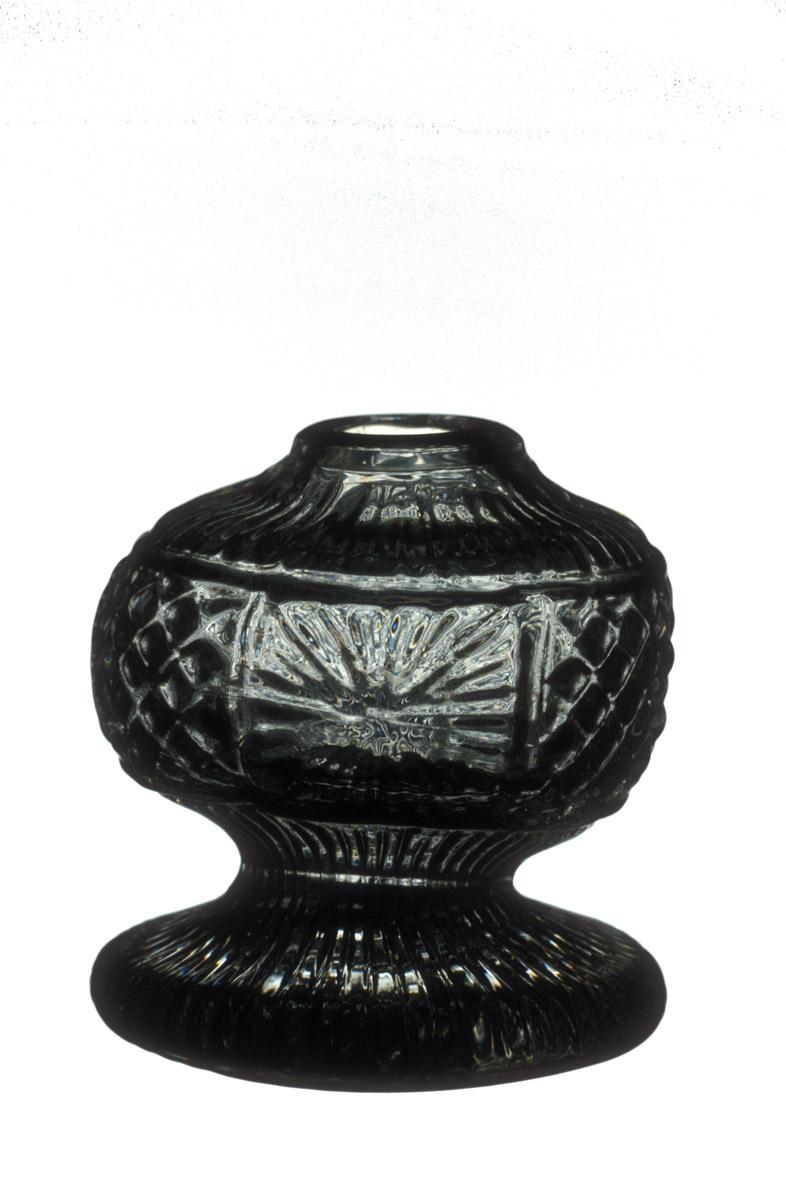 1959.3186 Lead glass oil lamp (view 2)