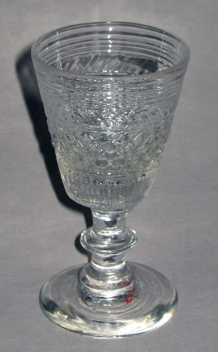 1959.3202 Lead glass wineglass