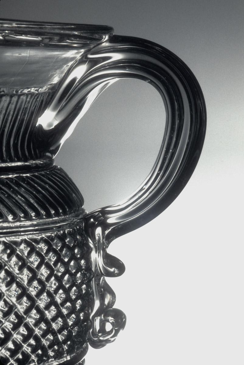 1959.3221 Lead glass jug (detail)