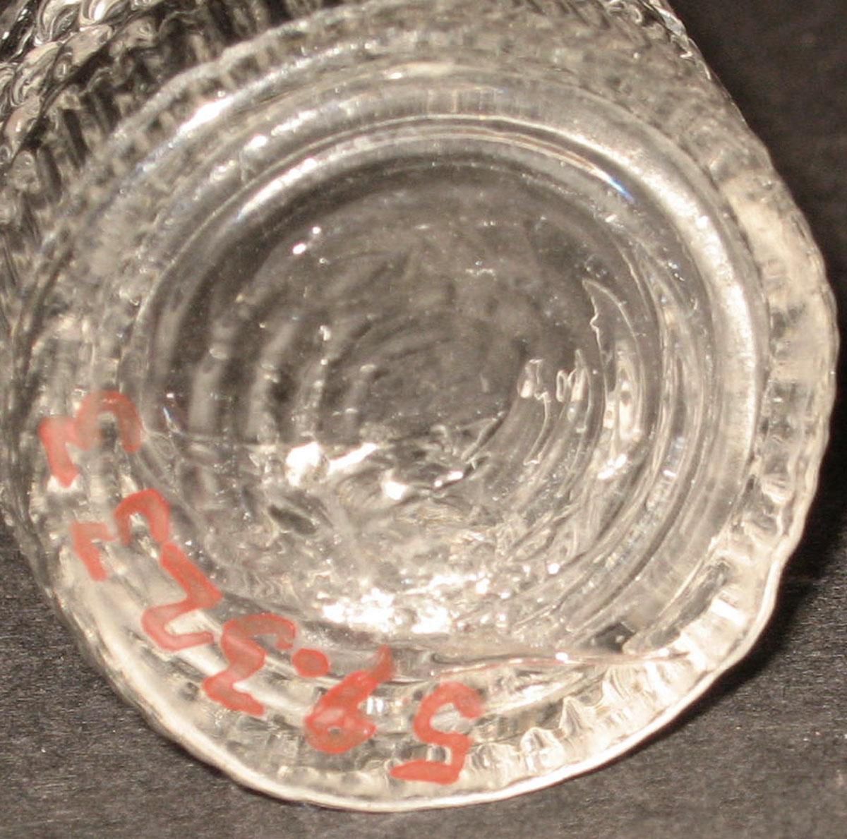 1959.3233 Glass tumbler (underside)