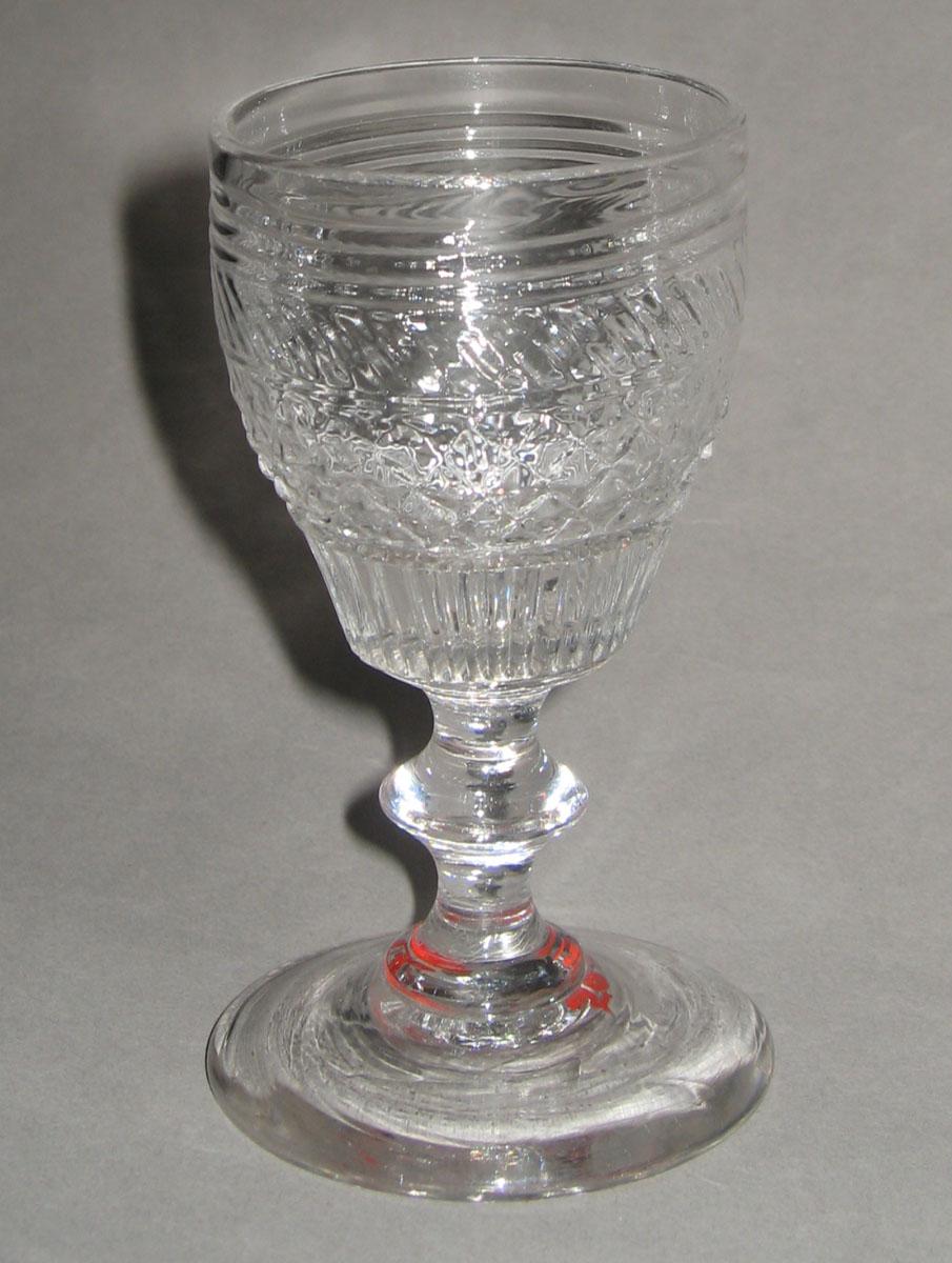 1959.3239 Lead glass wineglass