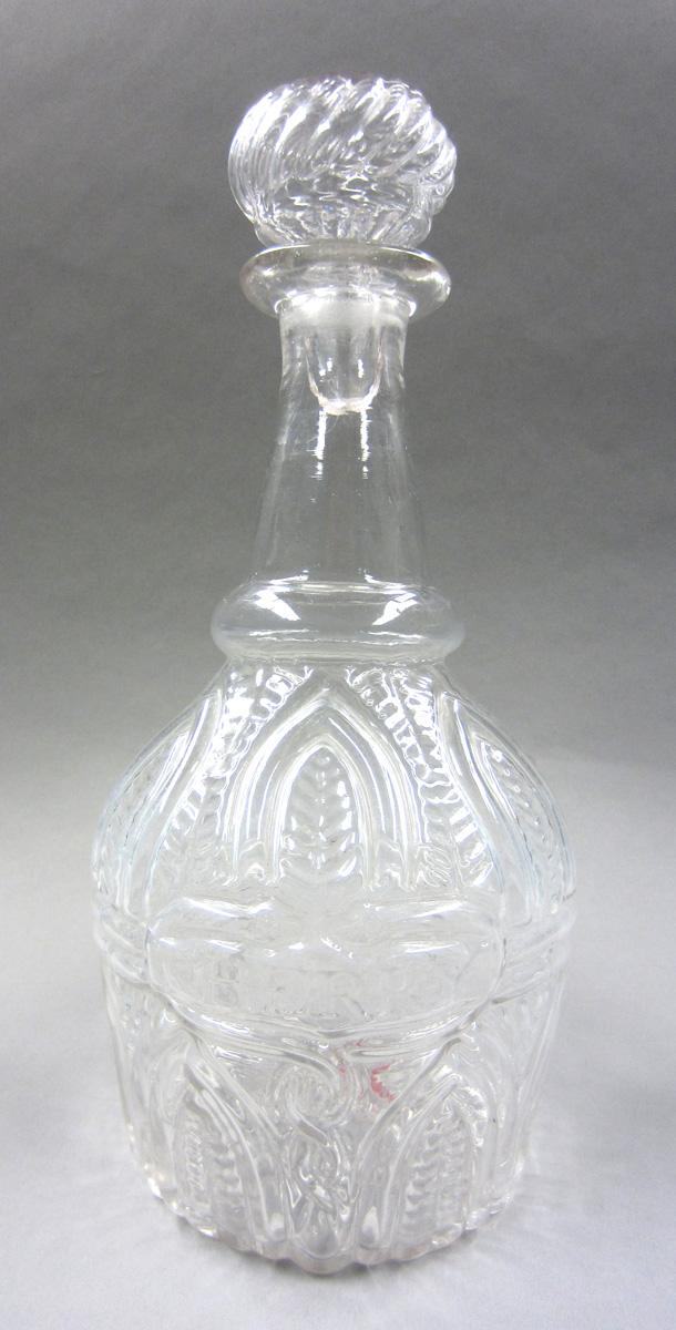 1959.3260 A,B Lead glass decanter.view 1