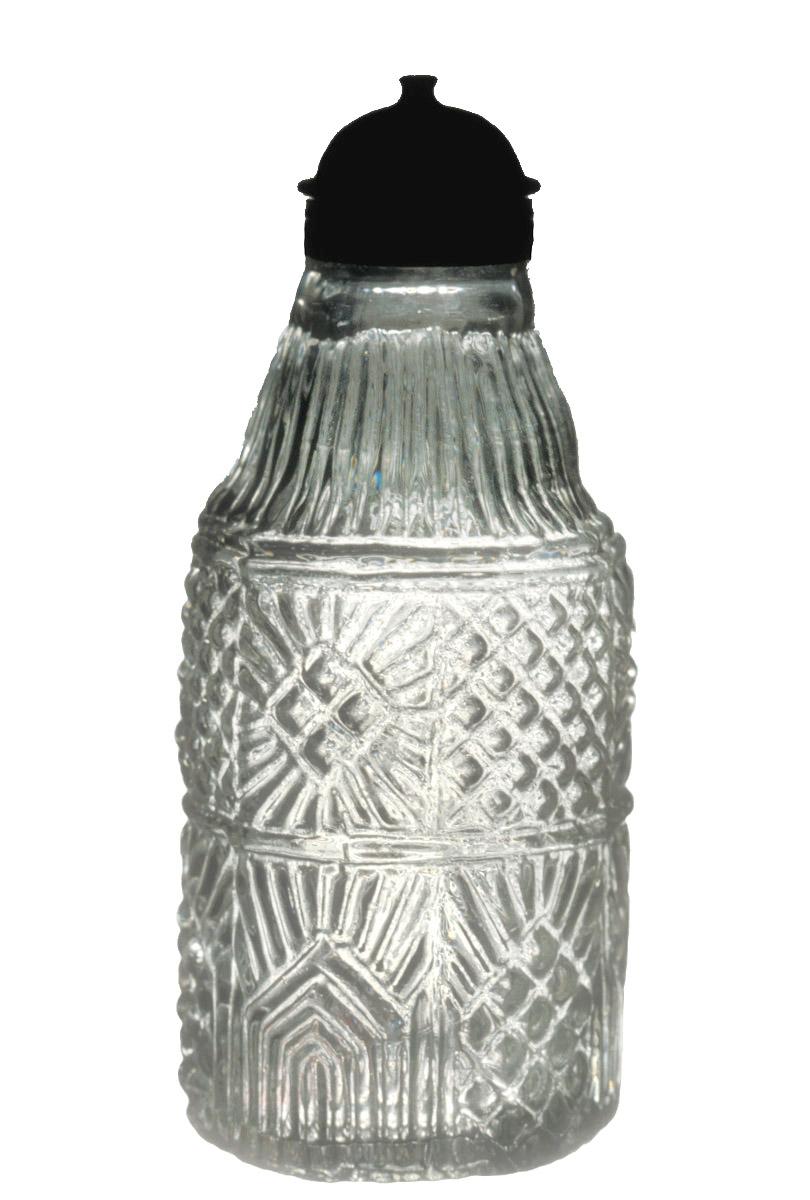 1959.3295 A, B Glass castor (overall)