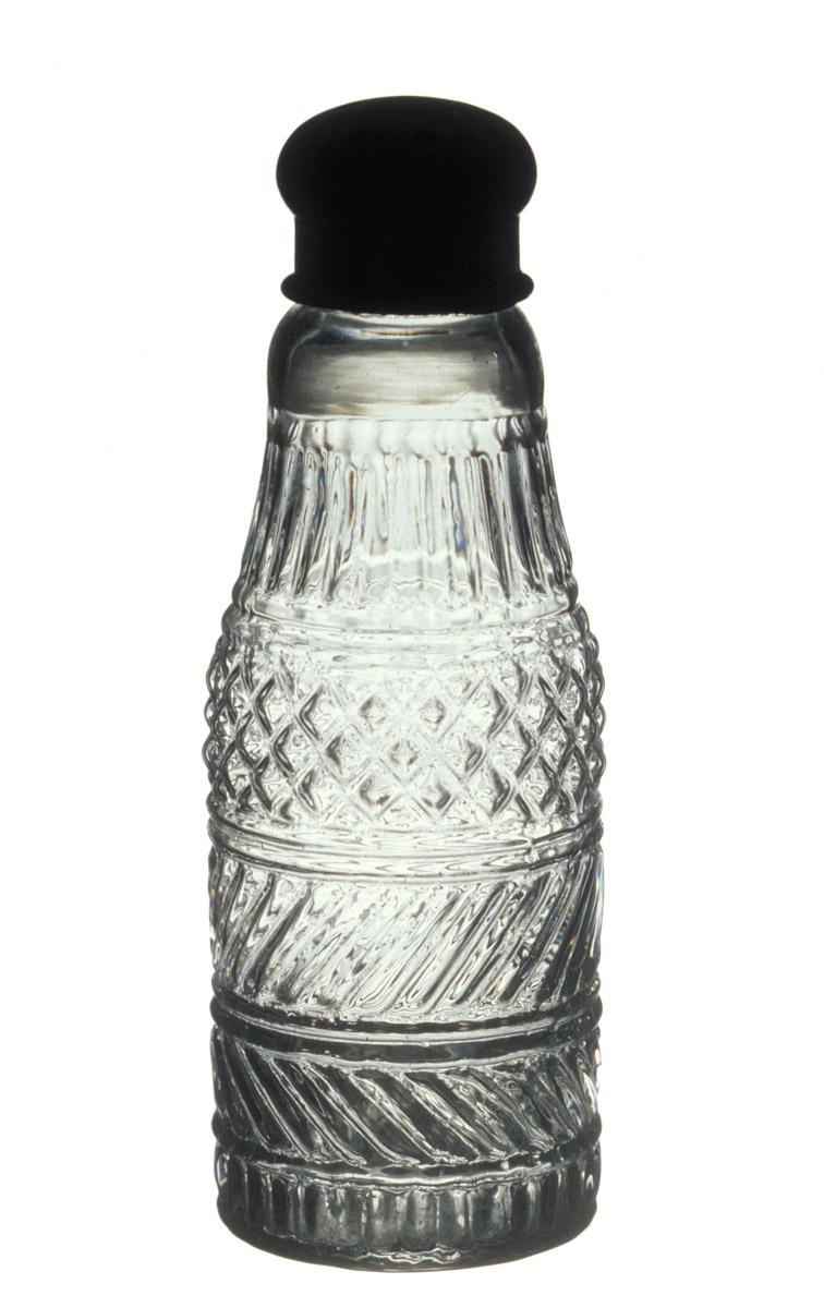 1959.3297 A, B Glass caster bottle