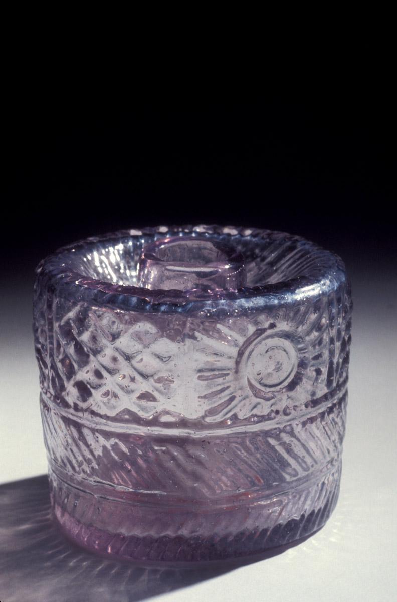 1959.3323 Amethyst glass inkstand