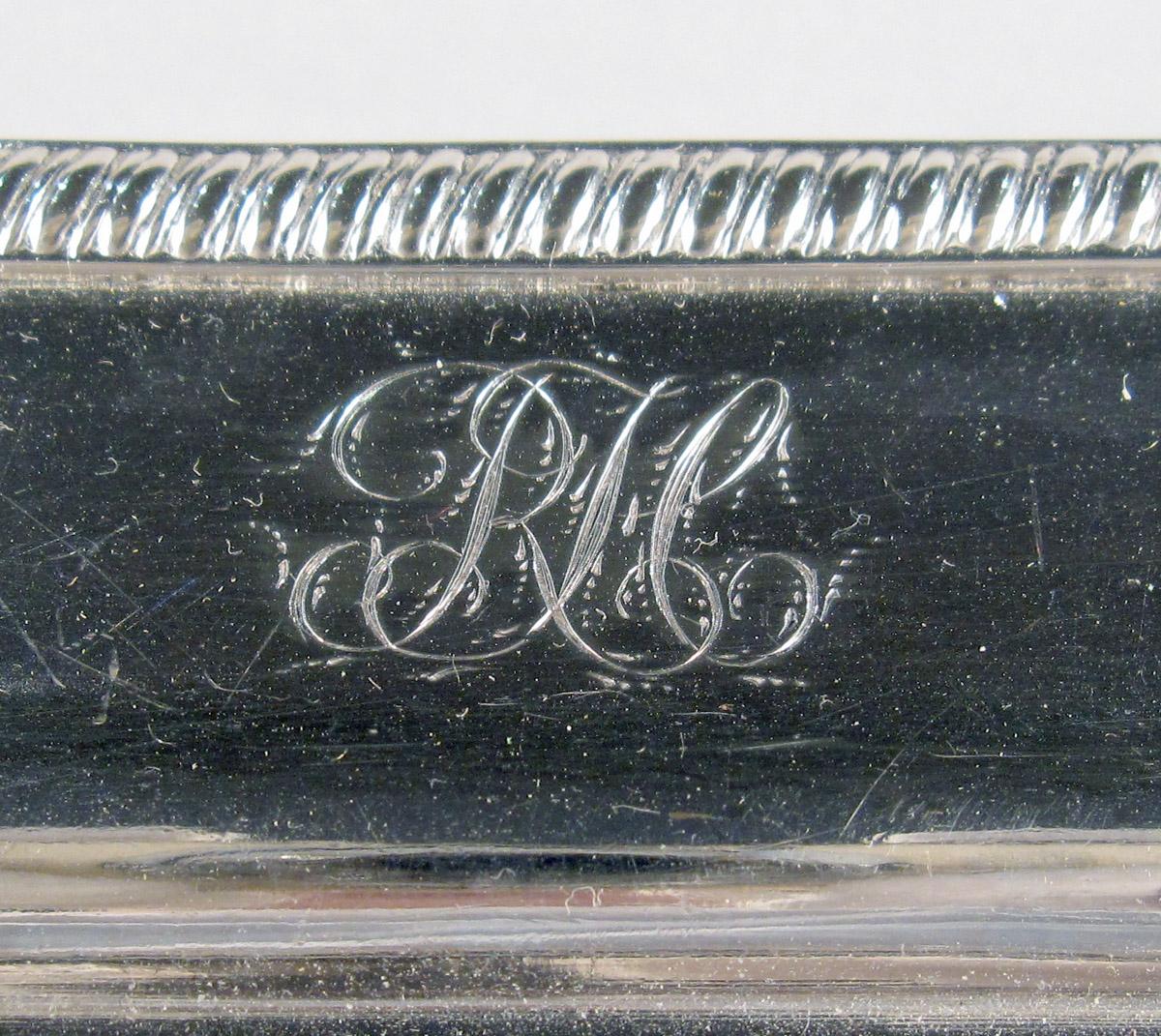 1959.3350 Silver Basket engraving