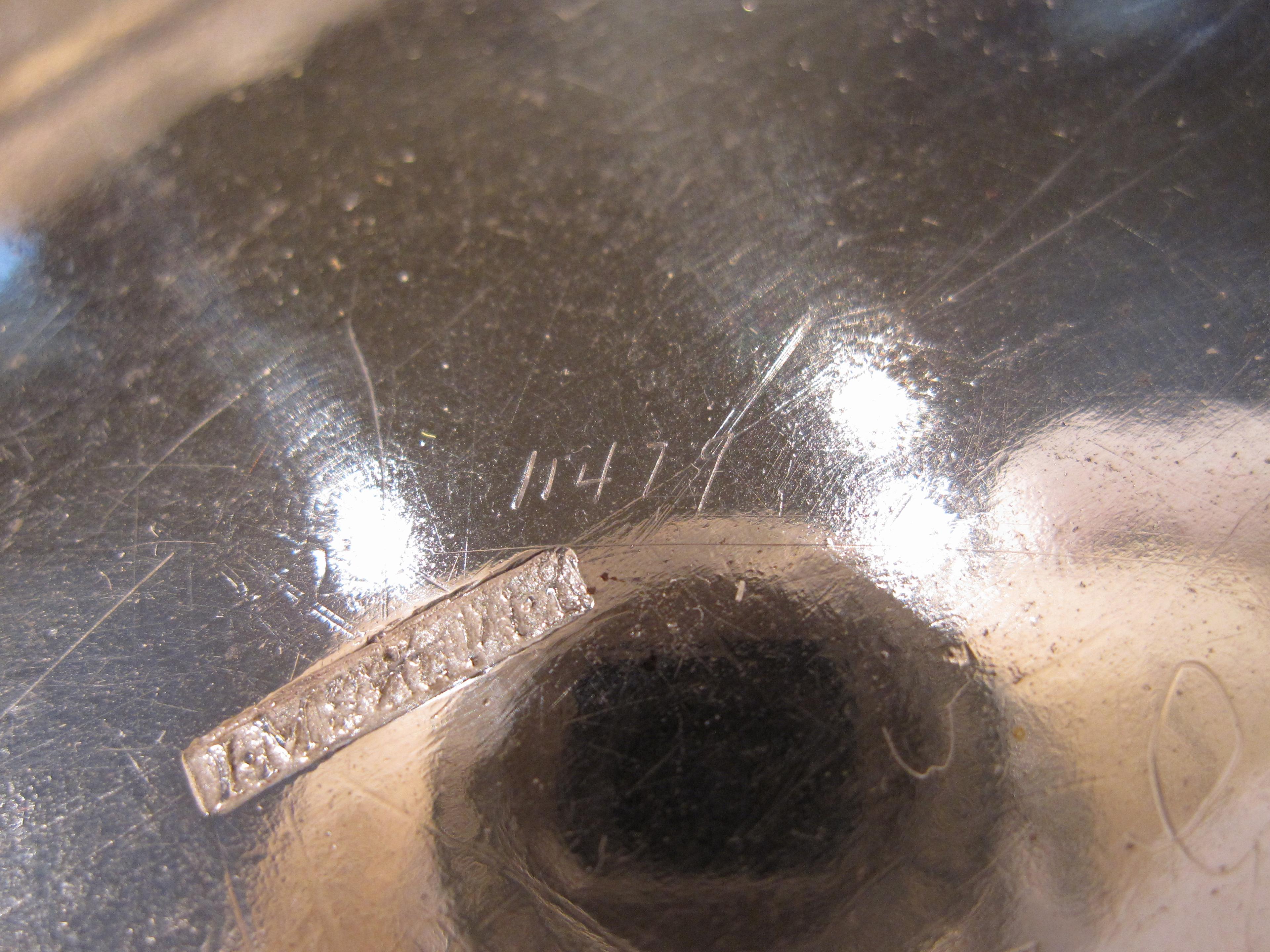 1959.3350 Silver Basket inscription 1