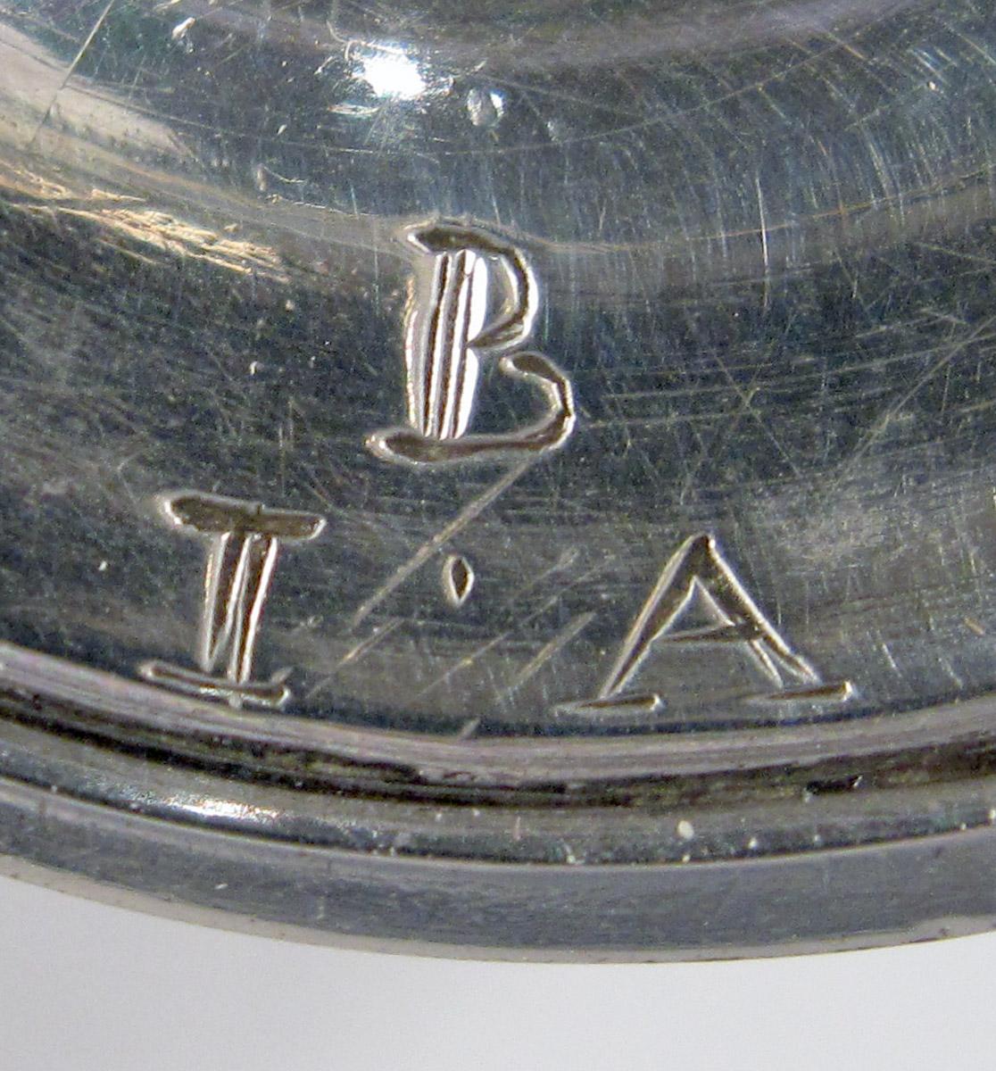 1959.3356 Silver Caster (or Castor) engraving