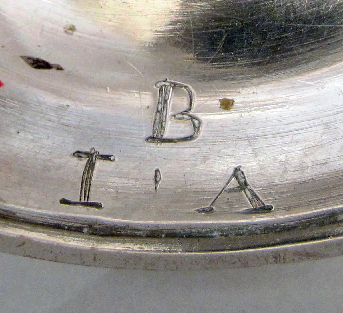 1959.3357 Silver Caster (or Castor) engraving