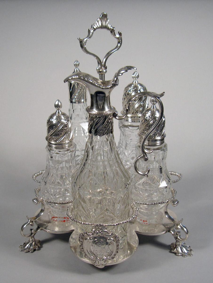 1959.3362; 1959.3367; 1959.3368; 1959.3369; 1959.3370; 1959.3371 Cruet Set