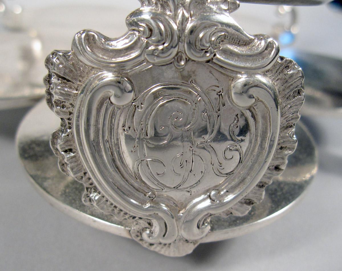 1959.3362 Silver Cruet Frame engraving