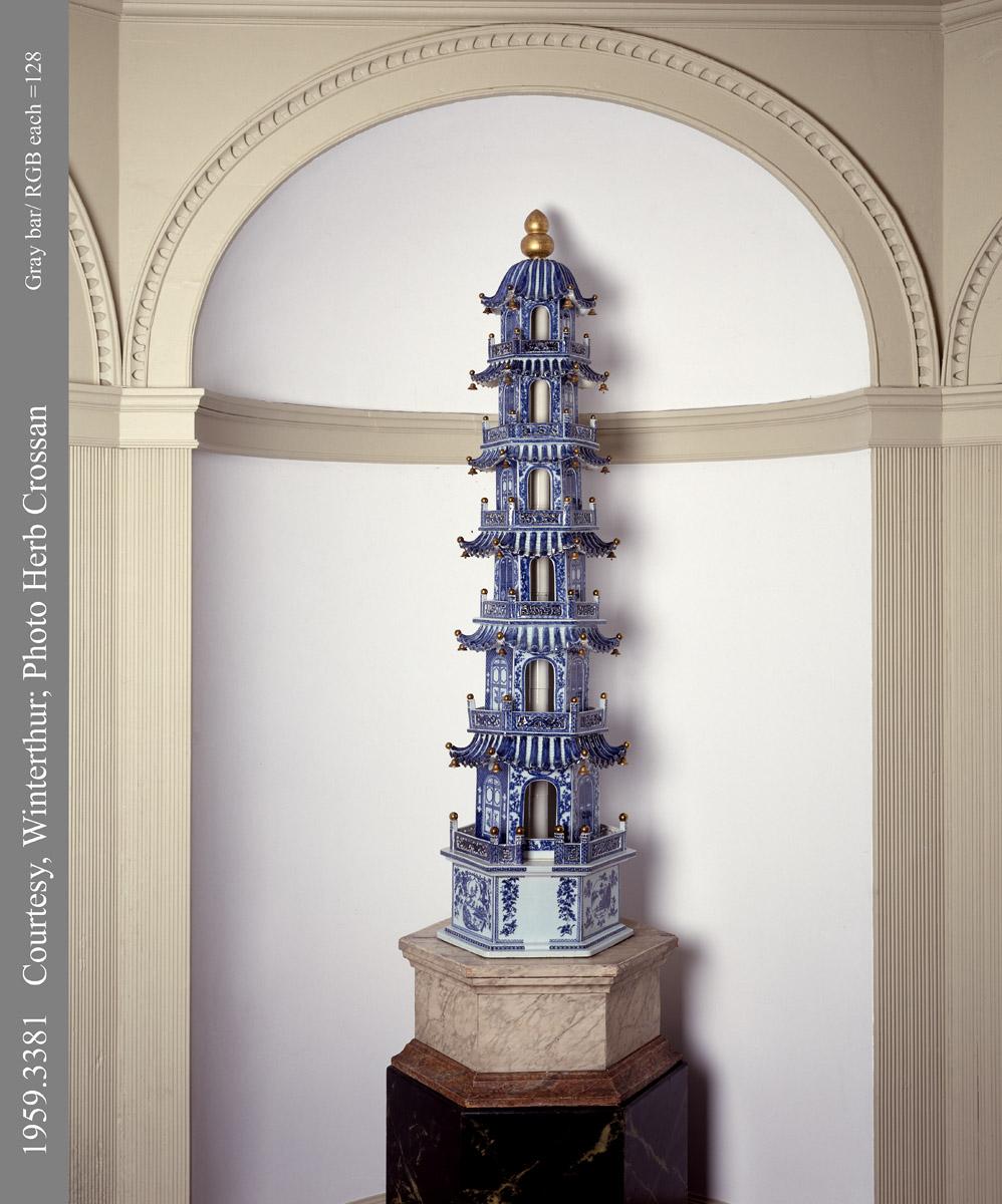 1959.3381 A, B, C Pagoda, Base, and Pedestal