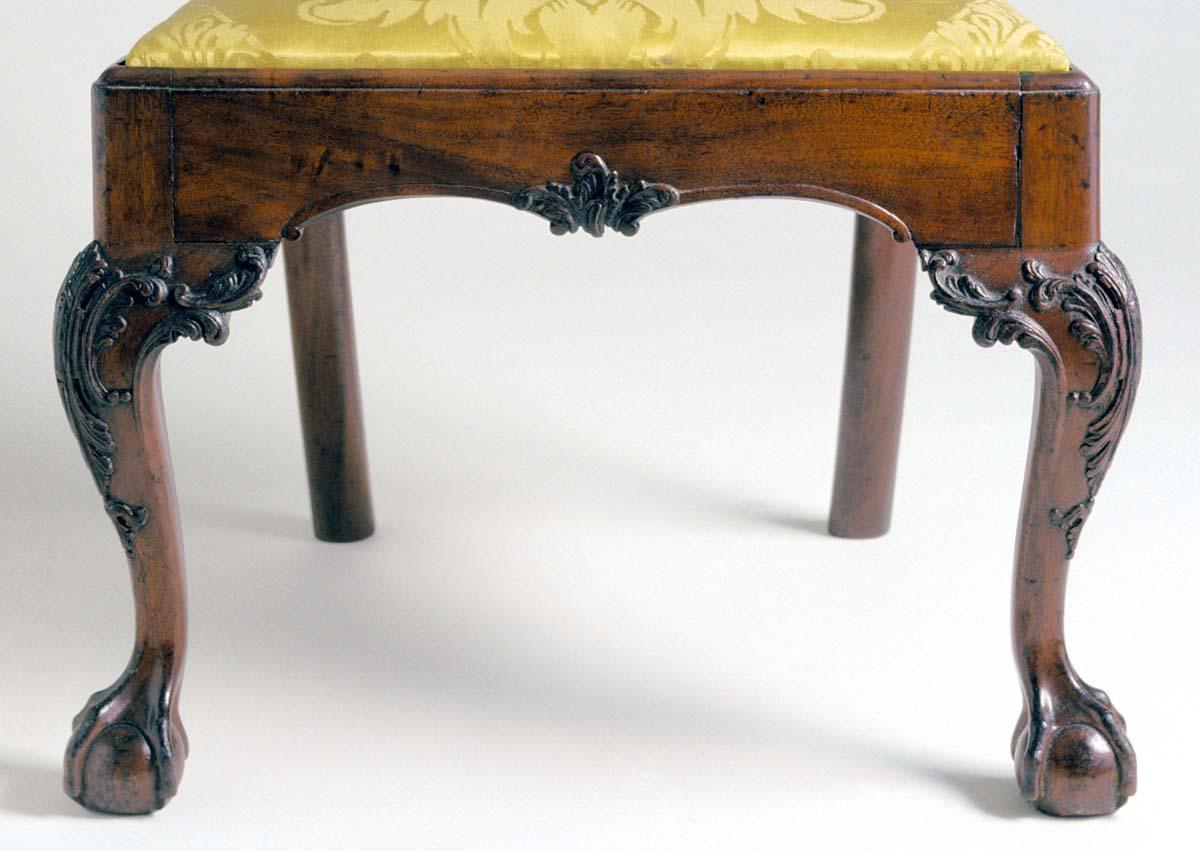1959.3393 Chair, Side Chair, Slipseat, detail 1