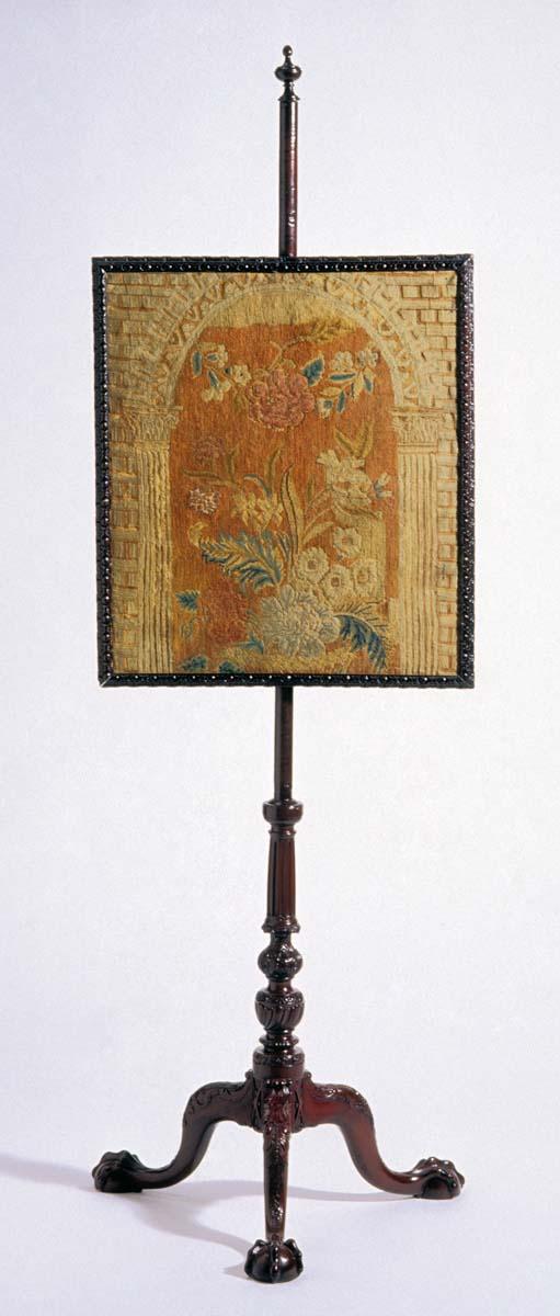 1959.3406 Fire Screen, Pole Screen, view 3