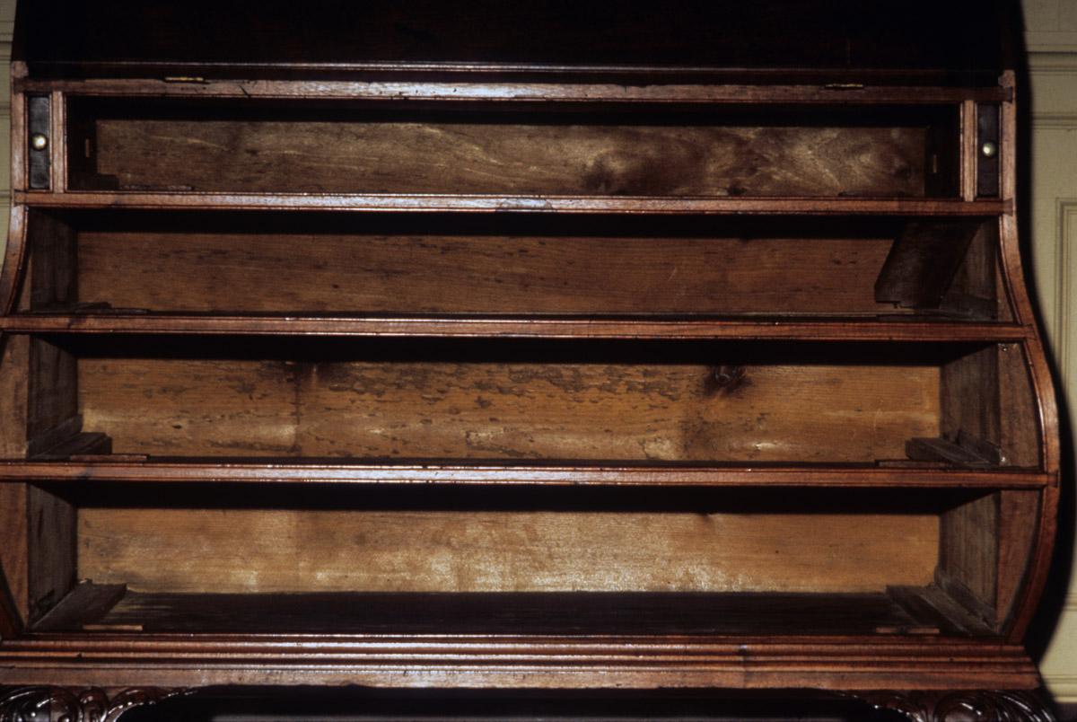 1959.3414 Desk and bookcase (detail)