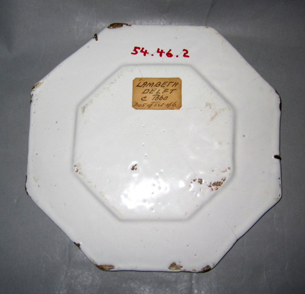1954.0046.002 Delft plate underside
