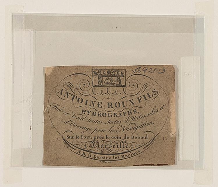 1954.0047 B Frame, detail 1, reverse