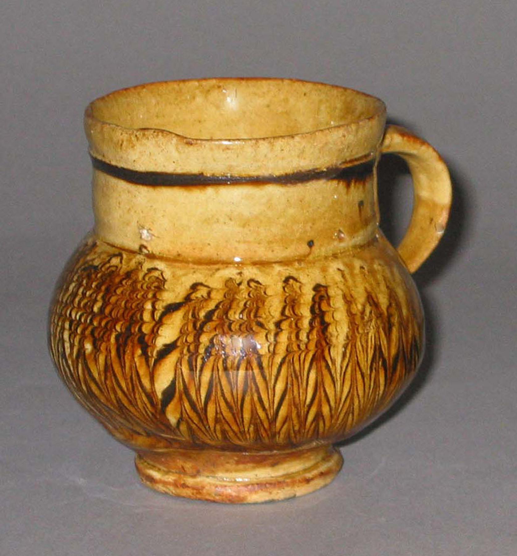 1954.0058.003 Slipware mug or jug