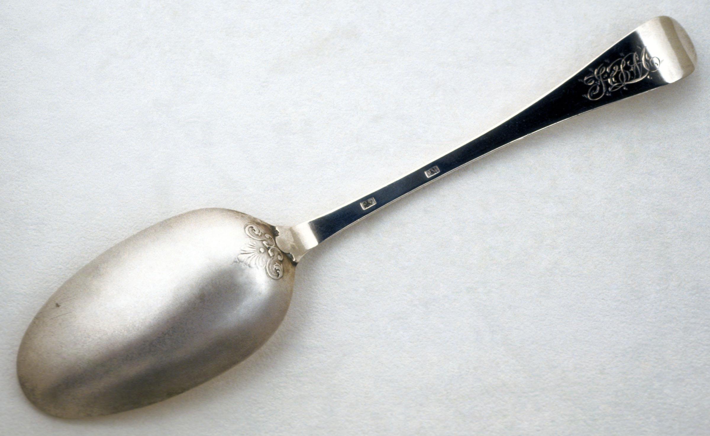 1954.0060 Tablespoon, Spoon, view 2