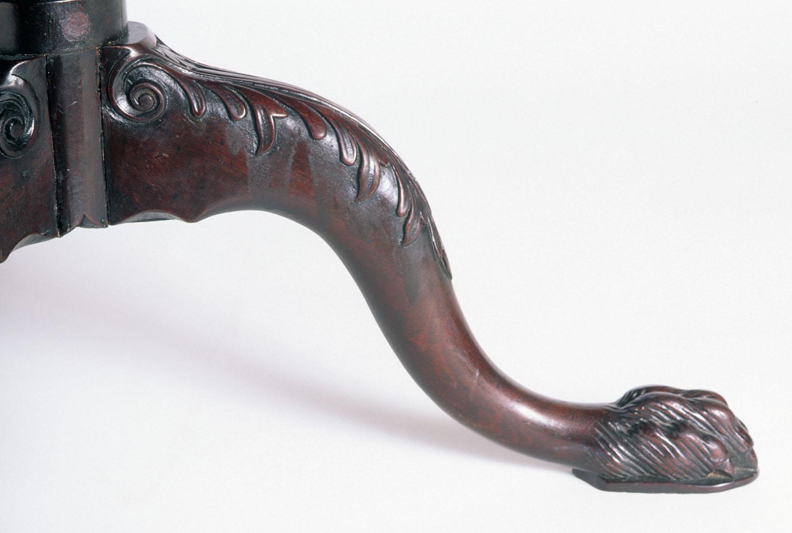 1952.0021 Table, detail, leg