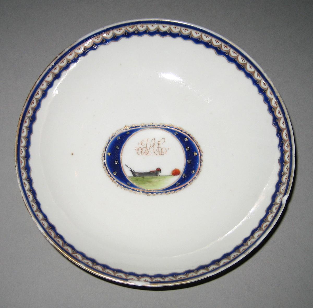 1960.0007.015 Porcelain Saucer