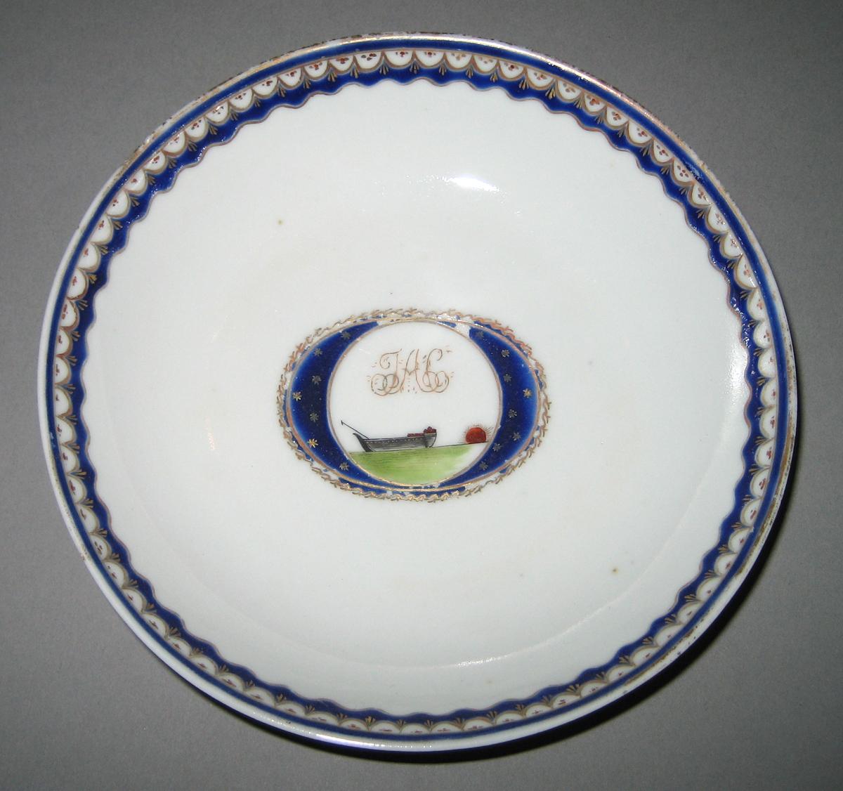 1960.0007.016 Porcelain Saucer
