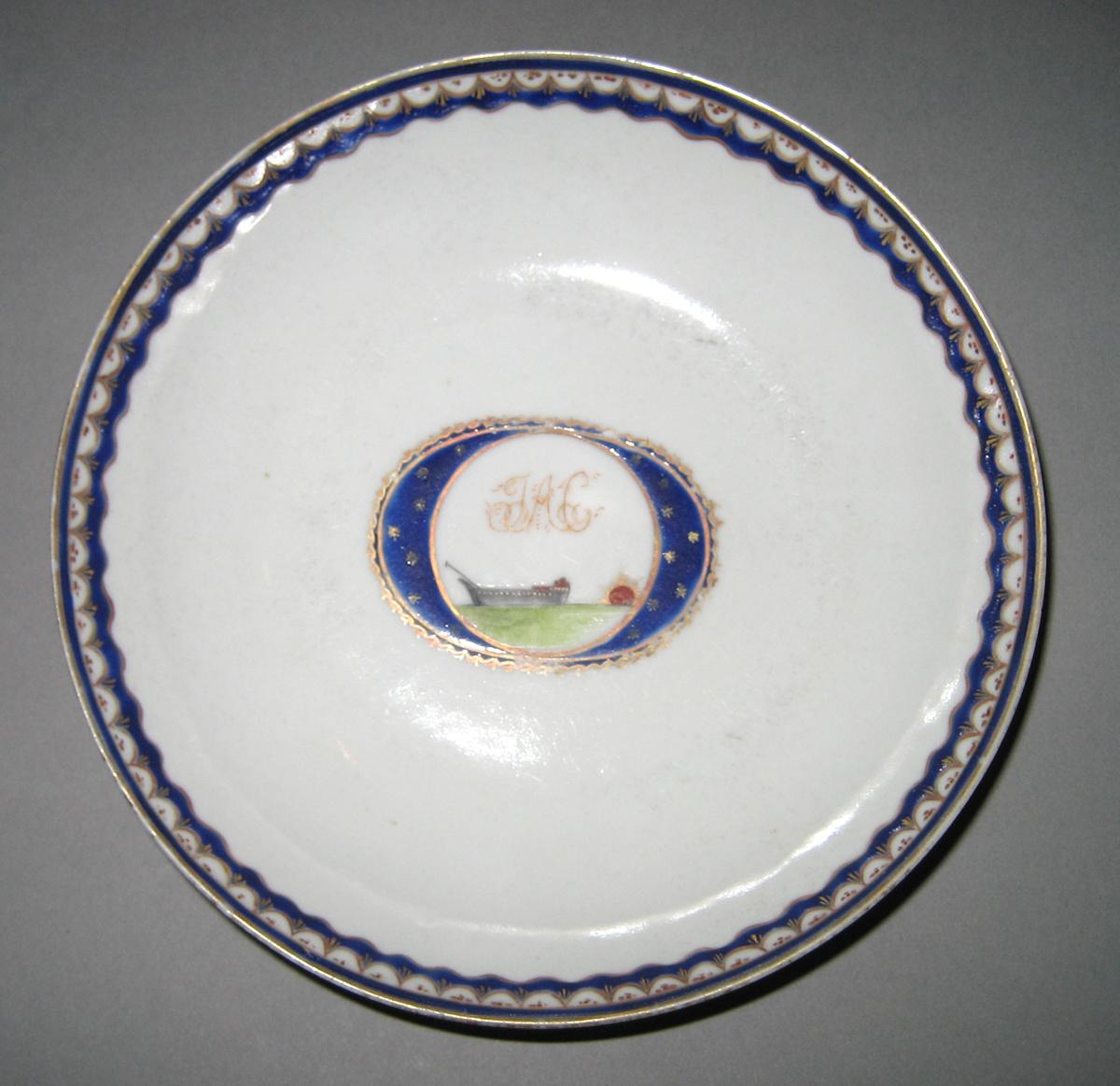 1960.0007.017 Porcelain Saucer